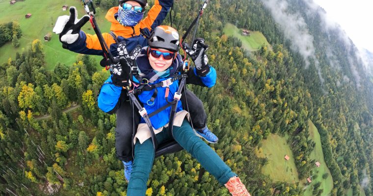 SWITZERLAND: Tandem Paragliding in Interlaken